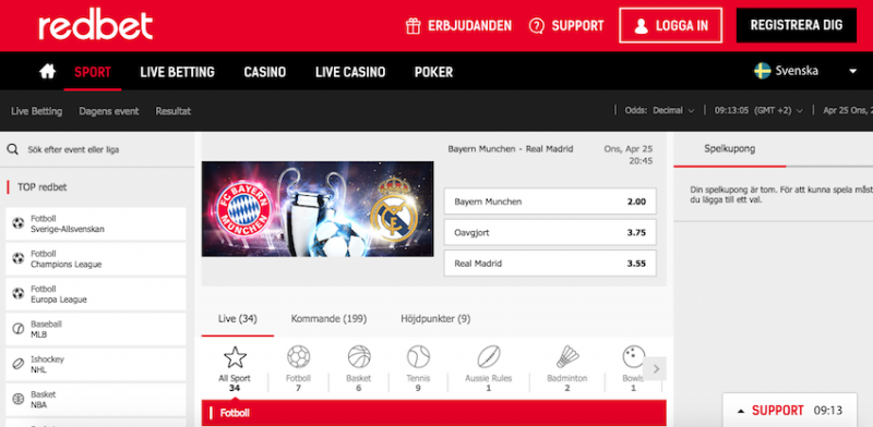 betting bonus redbet