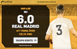 odds real madrid
