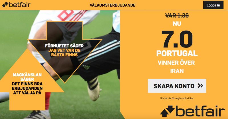 Portugal odds