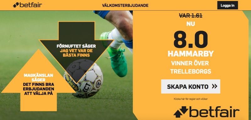 hammarby odds