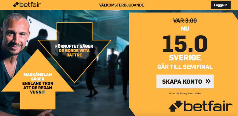 sverige odds