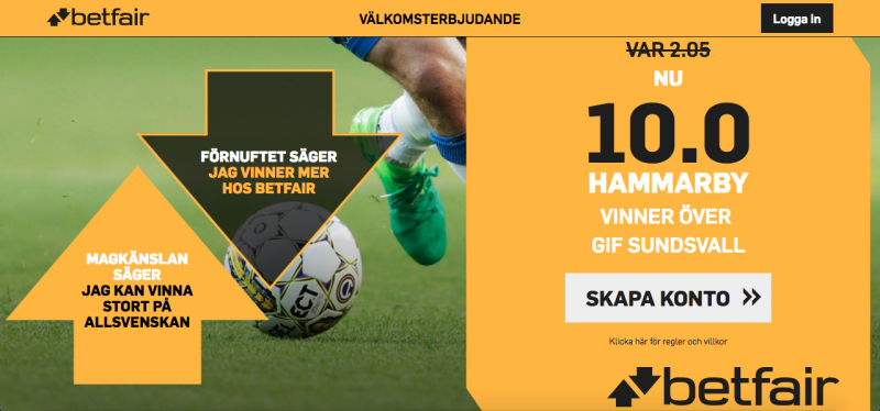 hammarby odds