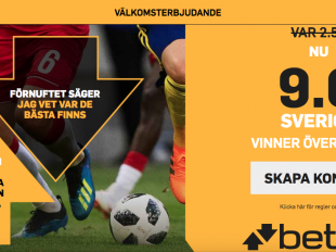 odds sverige norge