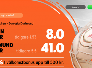 boostade odds bayern dortmund