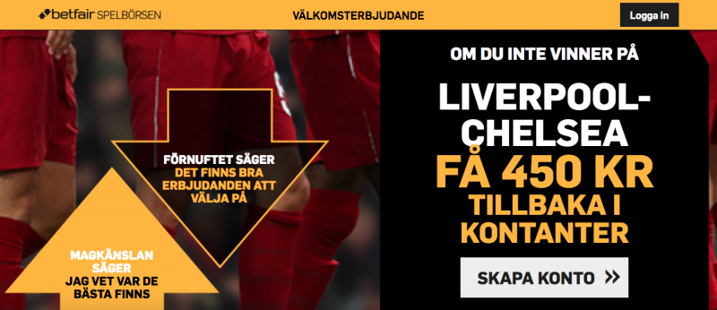 riskfritt spel betfair