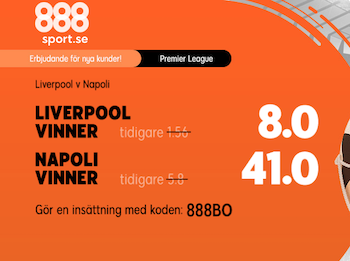 boostade odds liverpool napoli
