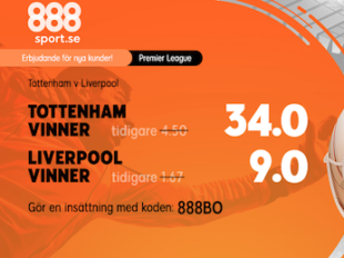 boostade odds tottenham liverpool