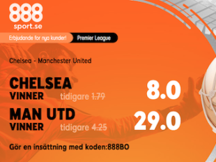 boostade odds chelsea manchester united