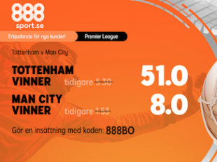 tottenham man city odds