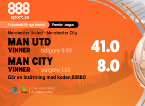 superodds manchester united manchester city