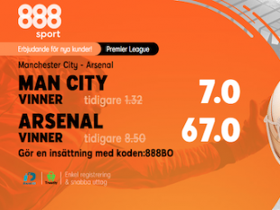 oddsboost man city arsenal