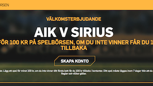 riskfritt spel aik sirius