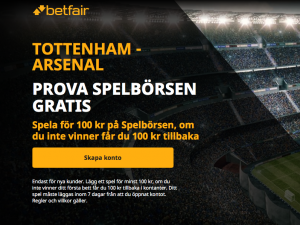 Kampanj Betfair Riskfritt