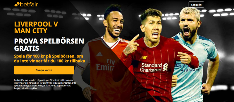 betfair riskfritt spel kampanj