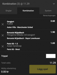 odds unibet