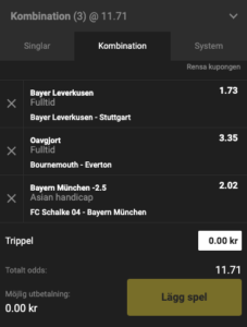 trippel speltips 12 november