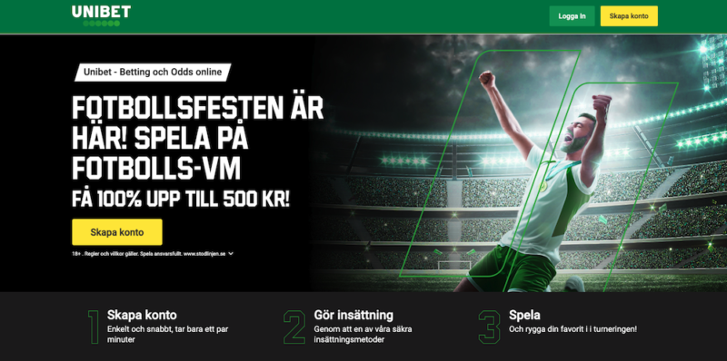 vm bonus unibet