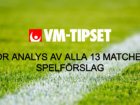 VM Tipset spelförslag