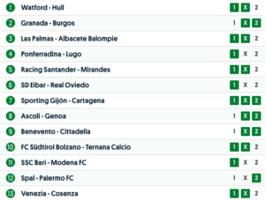 europatipset spelförslag vecka 49