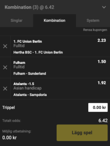dagens trippel 28 januari