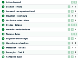 europatipset torsdag vecka 12