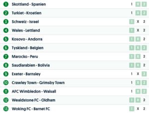 europatipset 28 mars 2023