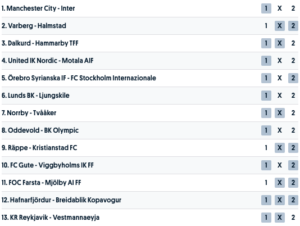 stryktipset vecka 23 spelförslag