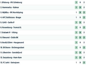 europatipset 16 juli tips