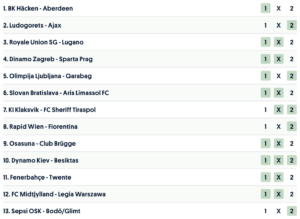 europatipset 24 augusti vecka 34