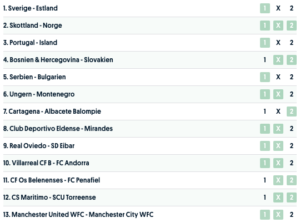 europatipset 19 november 2023 spelförslag