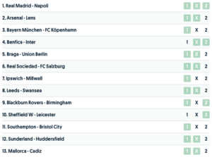 europatipset 29 november spelförslag