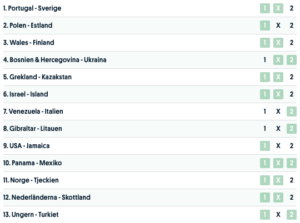 allt inför europatipset 21 mars