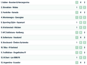 spelförslag europatipset 9 juni 2024