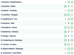 allt inför europatipset 2 juli