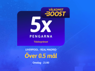 välkomstboost liverpool real madrid