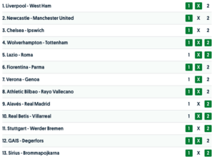 allt inför europatipset 13 april 2025