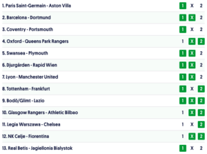 europatipset 9 april