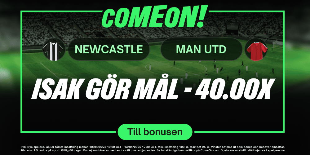 isak gör mål 400 comeon