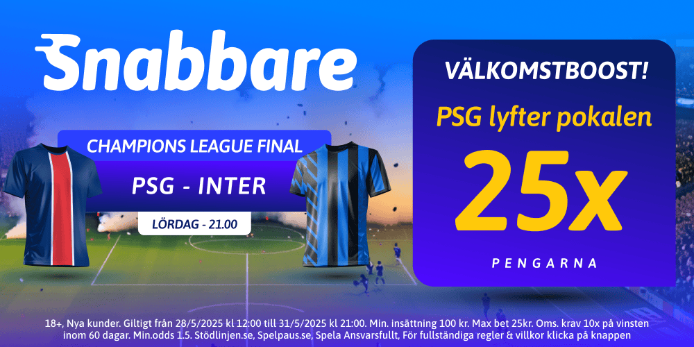snabbare champions league final odds