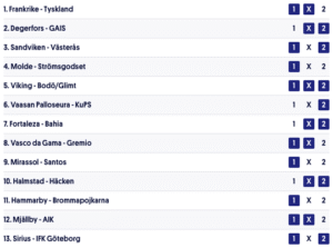 stryktipset vecka 29