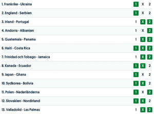 europatipset vecka 46
