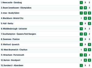 europatipset vecka 9